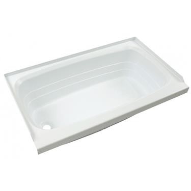 An image of an RV bathtub with no background. 